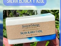 Jabón de  salvia blanca y azul