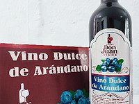 Vino dulce de arándano